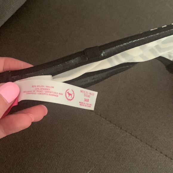 Zebra print Victoria Secret PINK strapless bra - Picture 4 of 4